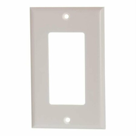CMPLE White Decora Wall Plate - 1-Gang 796-N